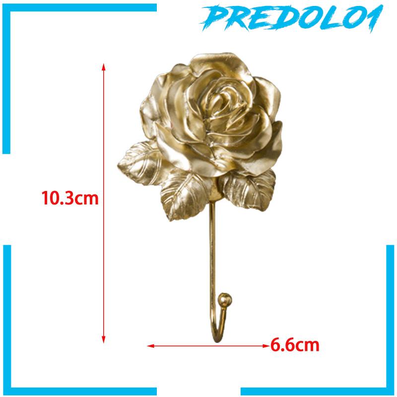 [Predolo1] Rose Hook Modern Pastoral Organizer Eropa Gantungan Pintu Untuk Dompet Tas Handuk