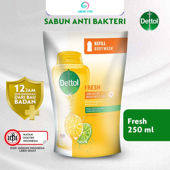Dettol Sabun Mandi Cair Fresh 250ml