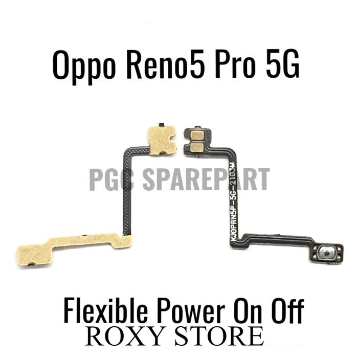 Original Flexible Konektor Power On Off Oppo Reno 5 Pro (5G) CPH2201