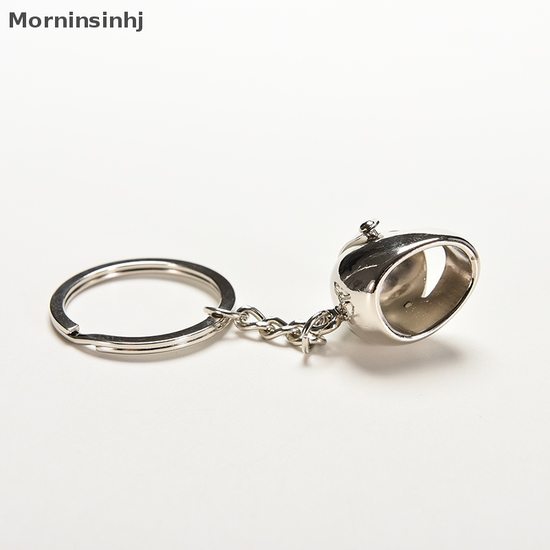 Mornin Gantungan Kunci Helm Sepeda Motor Kreatif Ring Keychain Keyring Key Fob id