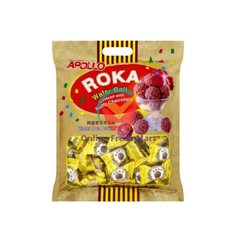 

APOLLO Roka Wafer Ball Chocolate bag isi 50 - Online Fresh Mart Denpasar