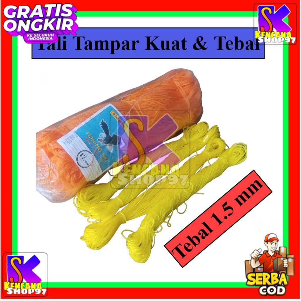 

Tali Tampar Kecil PE 1.5 mm / Serampat Cap Paus