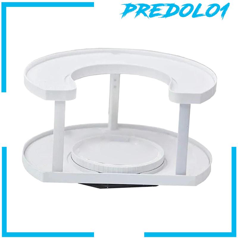 [Predolo1] Rak Bumbu Putar 360derajat Meja Putar Tempat Penyimpanan Kosmetik Untuk Pantry