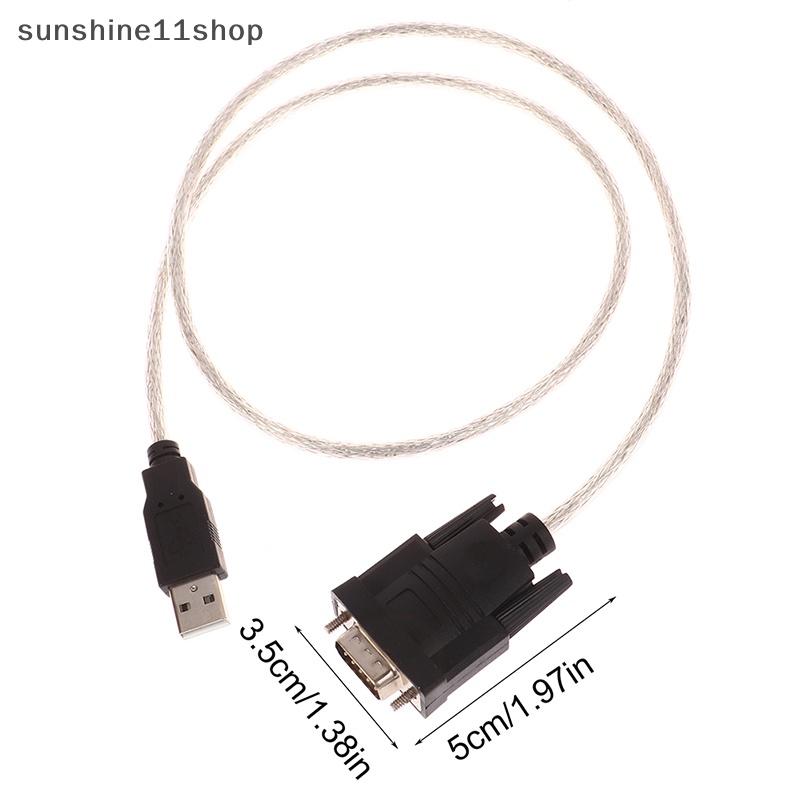 Sho 1Pc HL-340 USB to RS232 COM Port Serial PDA 9pin DB9 Kabel Adaptor Port Chip N