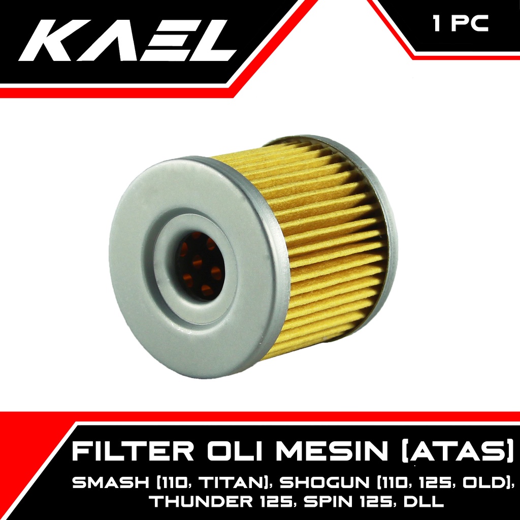 Filter Oli Atas Satria FU &amp; Shogun 110 Lama-New &amp; Shogun 125 Old &amp; Smash Titan &amp; Thunder 125 &amp; Spin 125 &amp; Skywave &amp; Skydrive &amp; Hayate Pembersih Saringan Cleaner Oil Mesin