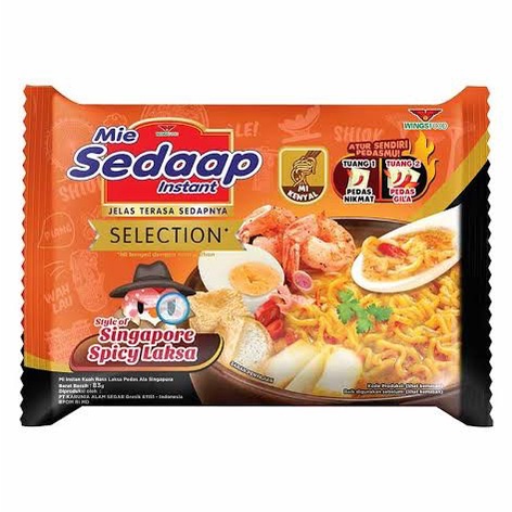 

Promo Bisa COD Mie Sedap Singapore Spicy Laksa 1karton
