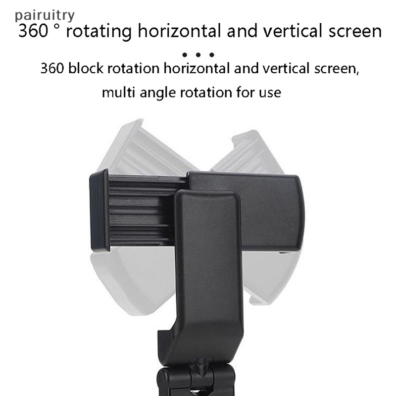 Prt 360° Rotasi Phone Holder Clip al Lipat Travel Lazy Stand Phone Holders Dudukan Mobil Meja Kereta Ponsel Dukungan PRT