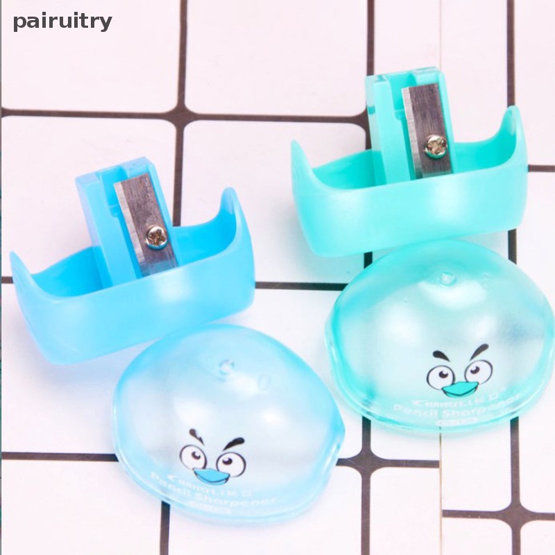 Prt 4pcs Kartun Pensil Pengasah Murid simple pencil sharpener manual Perlengkapan Anak Kecil pencil sharpener stationery PRT