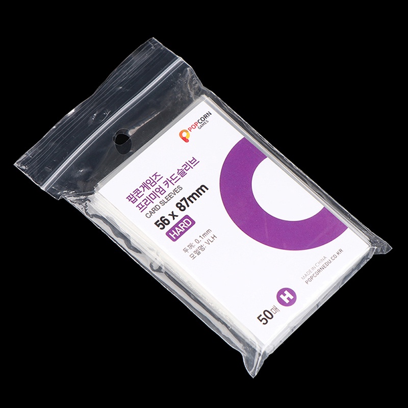 Deid 50pcs Korea Card Sleeves Acid Free CPP Hard 3inch Photocard Pelindung Film Martijn