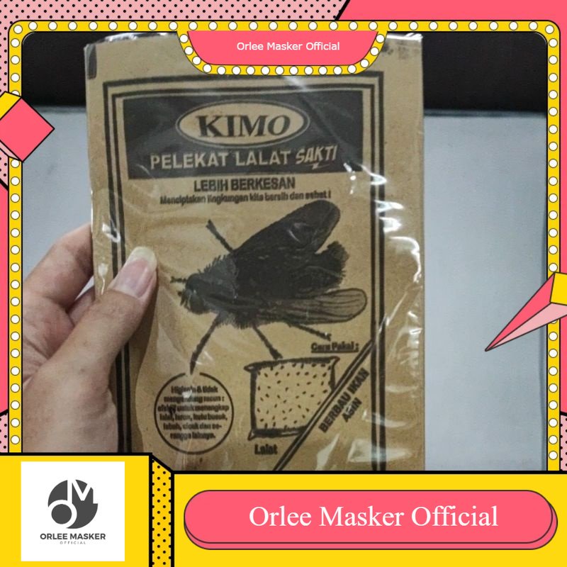LEM LALAT PAGODA/KIMO/Superwins ORIGINAL u/ lalat, kecoak, cicak TIDAK BERBAHAYA (10 lembar)