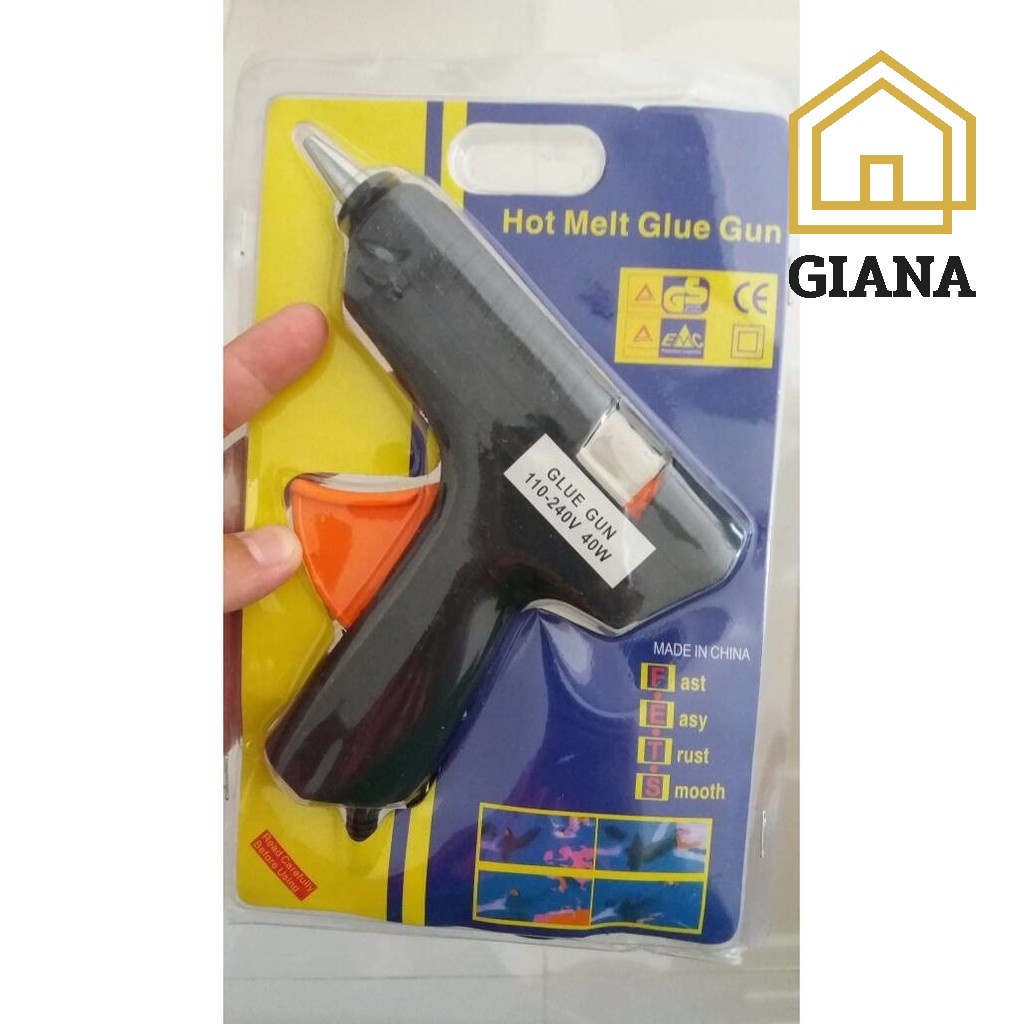 Alat Lem Tembak Bakar Hot Melt Glue Gun 20W Original