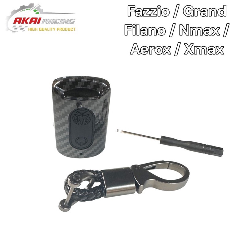 Dunia Variasi - Cover Remote Keyless Karbon Nmax ,Aerox ,Fazzio ,Xmax ,Grand Filano