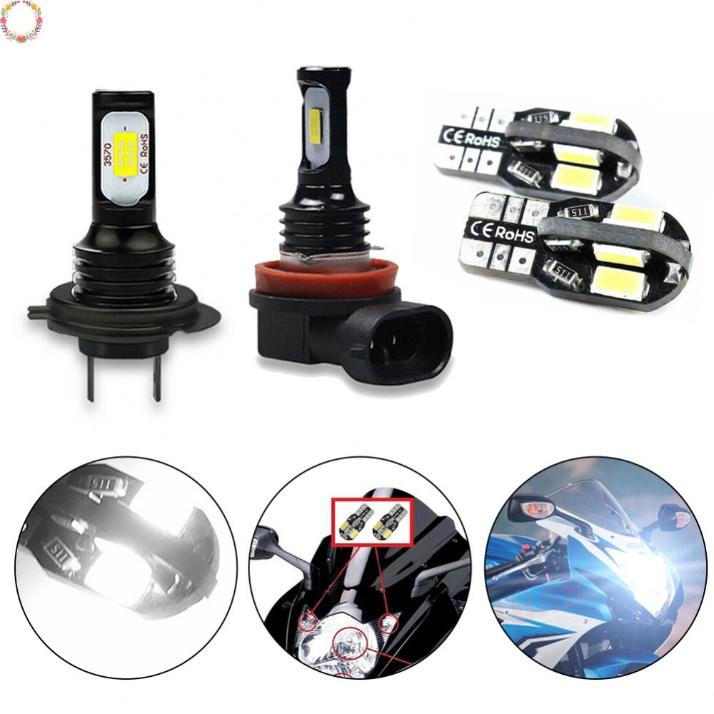 4x Bohlam Lampu Parkir Lampu Depan LED Set Putih Untuk Suzuki GSXR 600750 2011-2020 Set Bohlam Lampu Parkir Putih