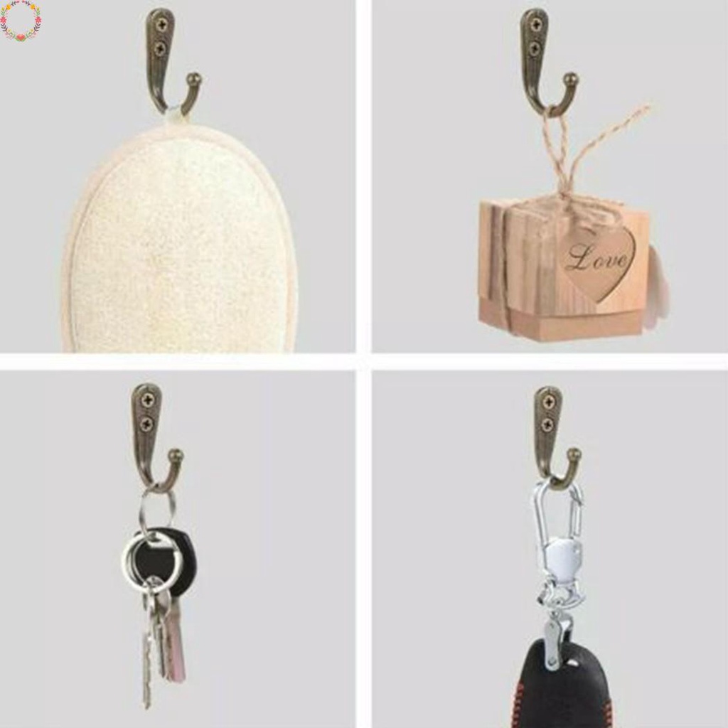 Hook Gamis Heavy Duty Set Gantungan Cabang Dinding Bisa Dipasang Untuk Baju Dan Aksesoris (10Pcs)