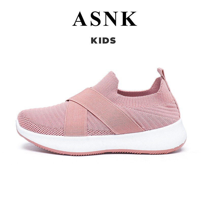 GROSIR][COD] SEVEN_DAY [GROSIR][COD] SEPATU SLIP ON RAJUT UNTUK ANAK-ANAK USIA 3-15 THN WM2321 PINK