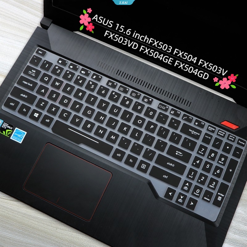 Pelindung Keyboard Laptop Model Silikon Transparan Untuk ASUS 15.6 InchFX503 FX504 FX503V FX503VD FX504GE FX504GD Pelindung Keyboard Anti Air [ZK]