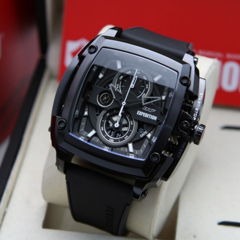 Expedition EXP 3008 / E3008 Rubber Jam Tangan Pria Original
