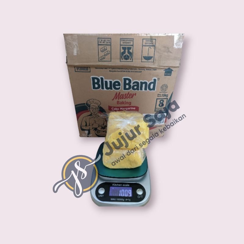 

mentega blueband kiloan 1kg repack Free DUS dan Wrap