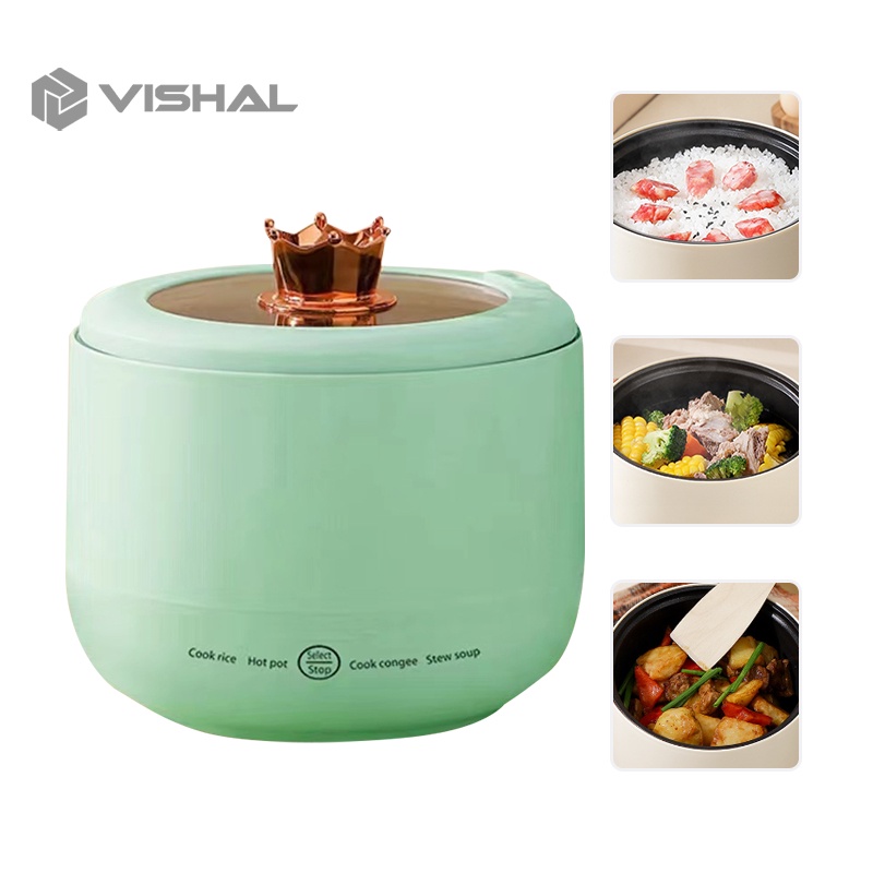 Vishal Panci Listrik multifungsi / rice cooker / panci mie  /wajan listrik VS-1863