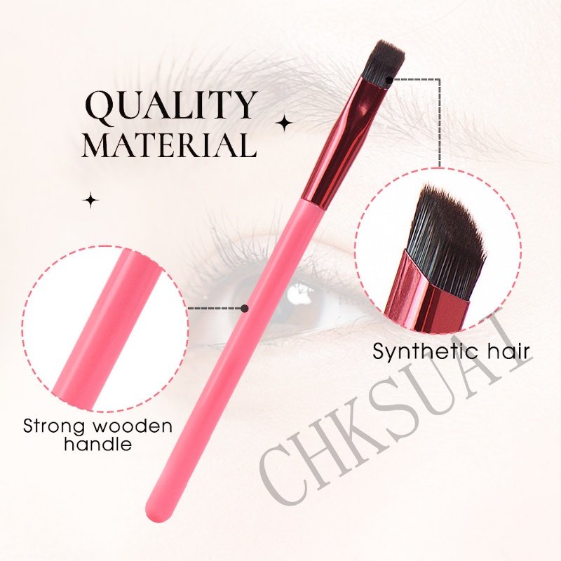Sikat Alis Persegi Liar Multifungsi Stereo Lukisan Garis Rambut Tempel Makeup Brushes