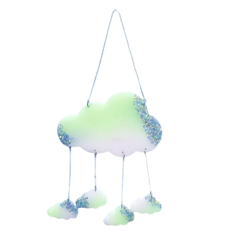 Siy Berbentuk Awan Membuat Perhiasan Cetakan Silikon Hiasan Dinding Liontin Kristal Epoxy Resin Cetakan DIY Kalung Gantungan Kunci