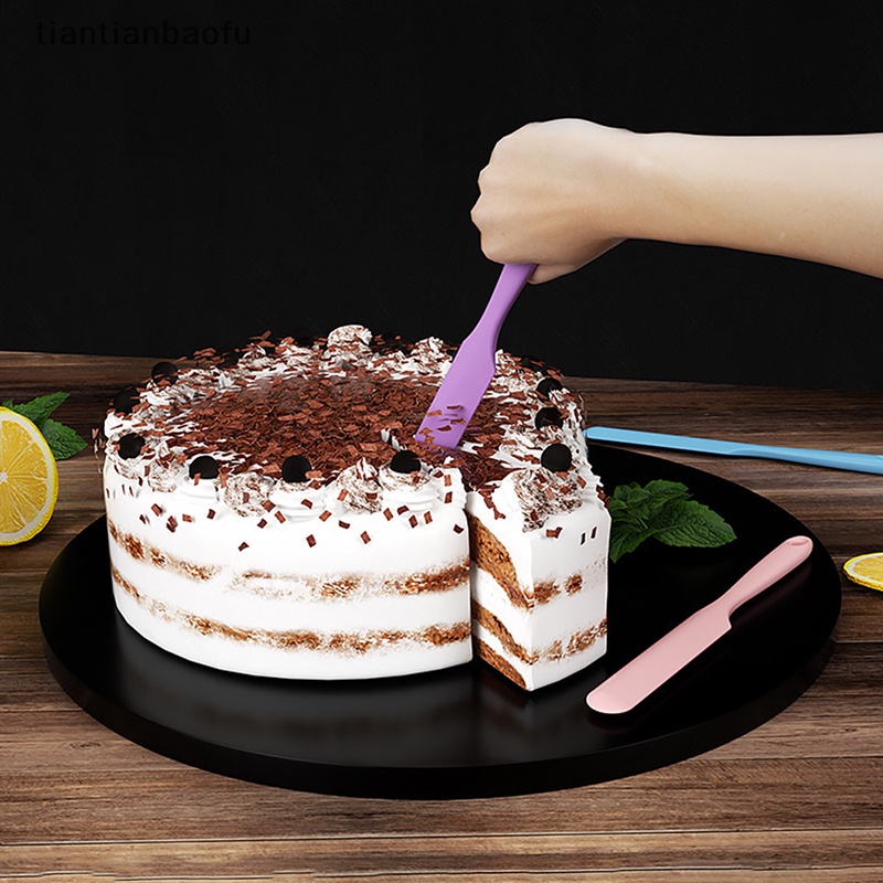 [tiantianbaofu] Reusable Silicone Tahan Panas Kue Krim Mentega Spatula Lilin Aplikator Butik
