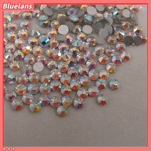 [BLM] 1440pcs /Pack SS3 - SS20 Bulat AB Flactback Kristal Berlian Imitasi DIY Dekorasi Nail Art