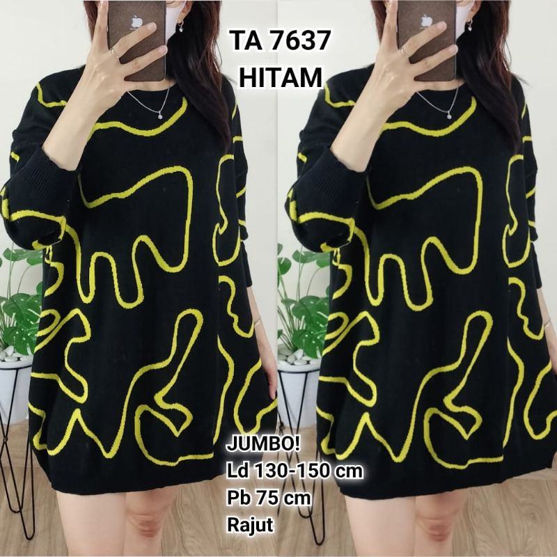 Blouse Rajut Raflesa | Baju Rajut Wanita | Blouse Jumbo Import | Knitwear PREMIUM | Korean Blouse