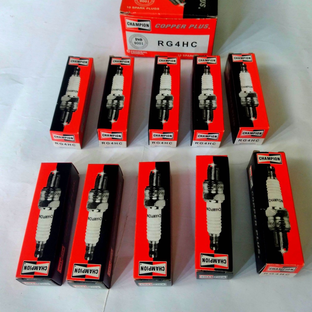 Busi Champion RG4 / Busi Motor Bebek Original Champion 10 pcs