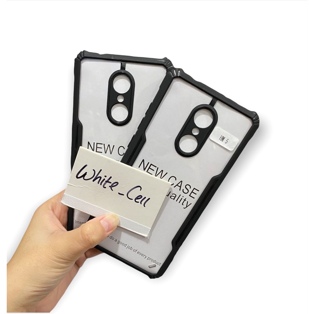 OBRAL S/P- casing cover Xiaomi Redmi 5 5a Redmi 6 Redmi 6A Hard Case Fusion Shockproof Clear Armor B