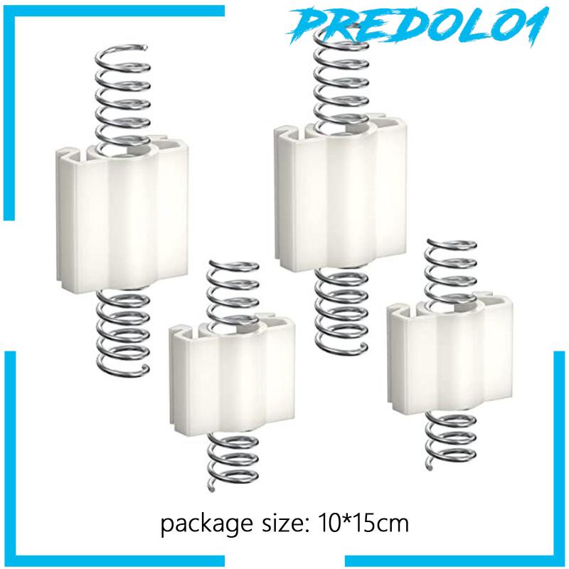 [Predolo1] 4pcs Bifold Sliding Closet Doors Hardware Heavy Duty Untuk Lemari Pintu Lipat