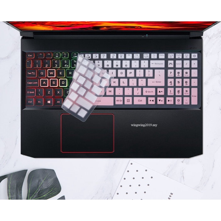 Aksesori Cover Keyboard Laptop Silikon Untuk Acer Nitro 5an515-46 AN515-45 AN515-58 AN515-54 AN515-55 AN515-56 AN515-57 15,6 ''