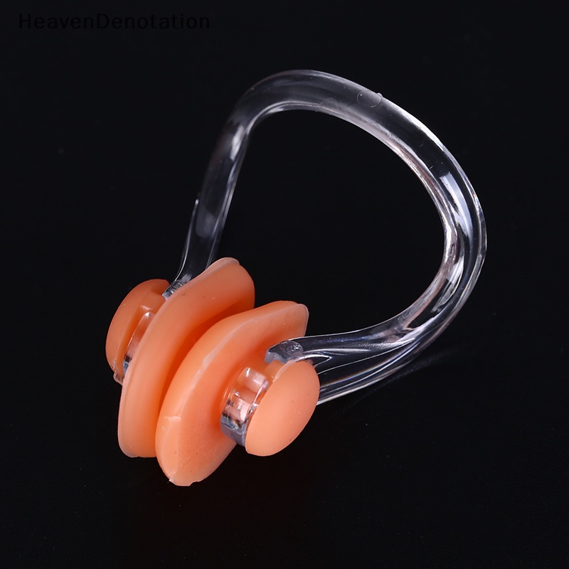 [HeavenDenotation] 1set Tahan Air Lembut Silikon Renang set Hidung Klip Telinga plug earplug Alat  Hdv