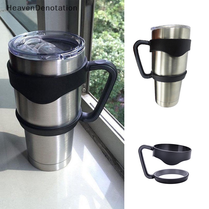 [HeavenDenotation] Handle Untuk Gelas Kopi mug tumbler 30Oz stainless steel yeti insulated 1pc Sedotan holder Tutup Gelas Pengganti 30Oz Warna Hitam Untuk yeti  Handle 1pc Harga30Pcs