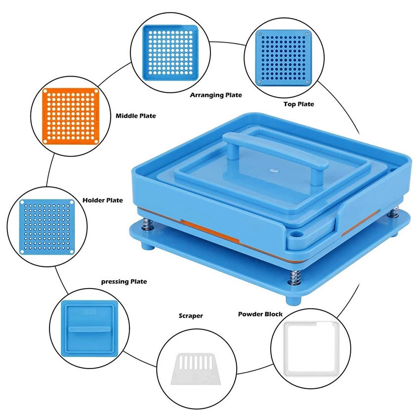 Alat Pengisi Bubuk Kapsul Manual Mesin Pengisi Kapsul Manual 100 Lubang Capsules Filling Board/100 Lubang Capsules Filling Board 0# Dan 00#/Kapsul Kosong/Alat Pengisi Bubuk Kapsul