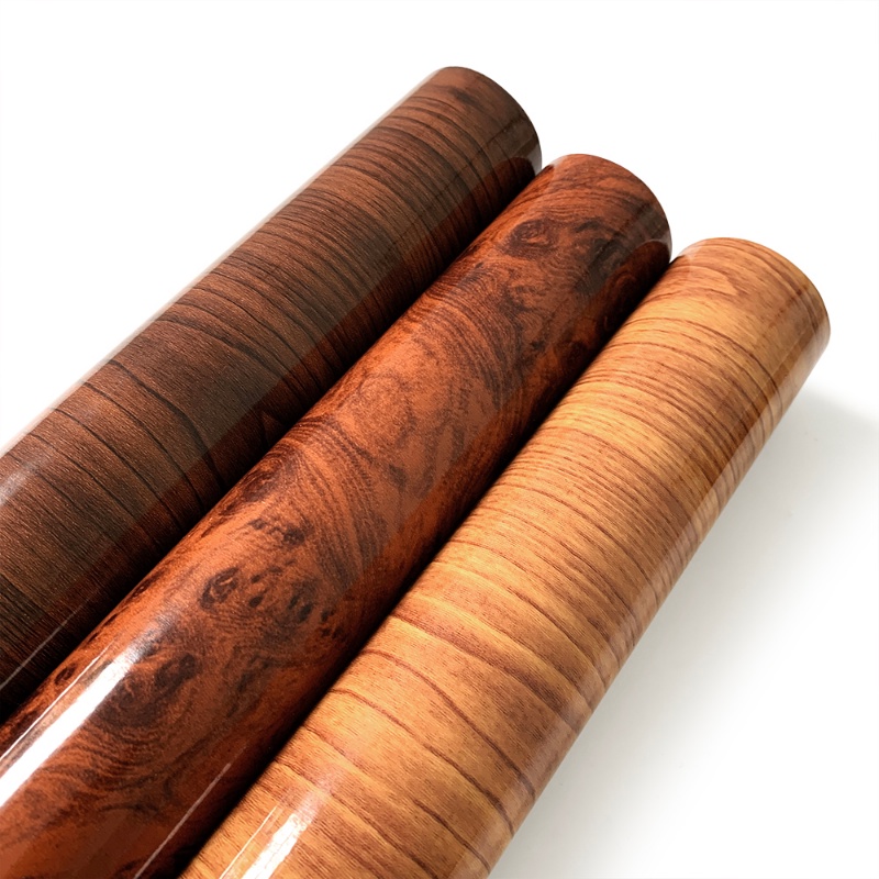 Universal Car 30*100CM Matte Serat Kayu PVC Vinyl Film Furniture Mobil Phone Sticker Dekorasi