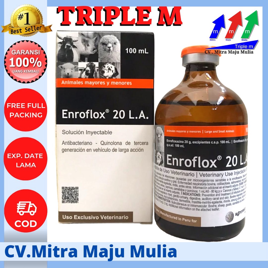 Enroflox 20 LA TRIPLE M