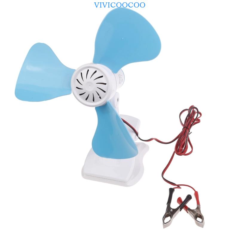 Vivi Kipas Angin Mobil Portable Serbaguna 12V Clip On Fan 15W Untuk Ruang Tamu Kantor SUV