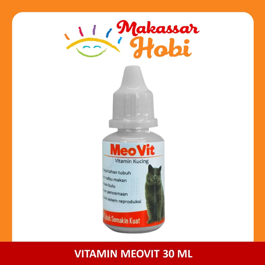 MeoVit Vitamin Bulu Kucing Obat Gemuk Penggemuk Nafsu Makan Kucing dll