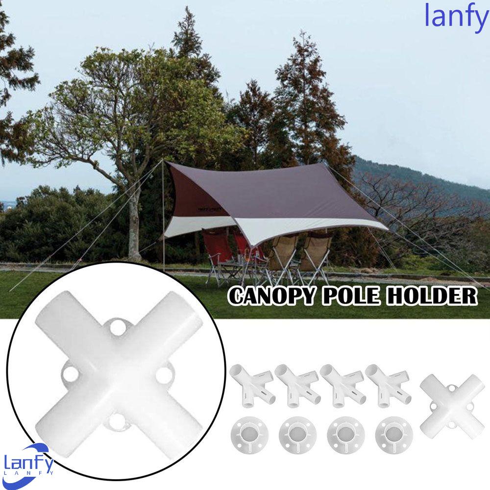 Lanfy Tent Connector Parts Roof Center Connector Tent Feet Corner Sparepart Mata Ikan Aksesoris Camping
