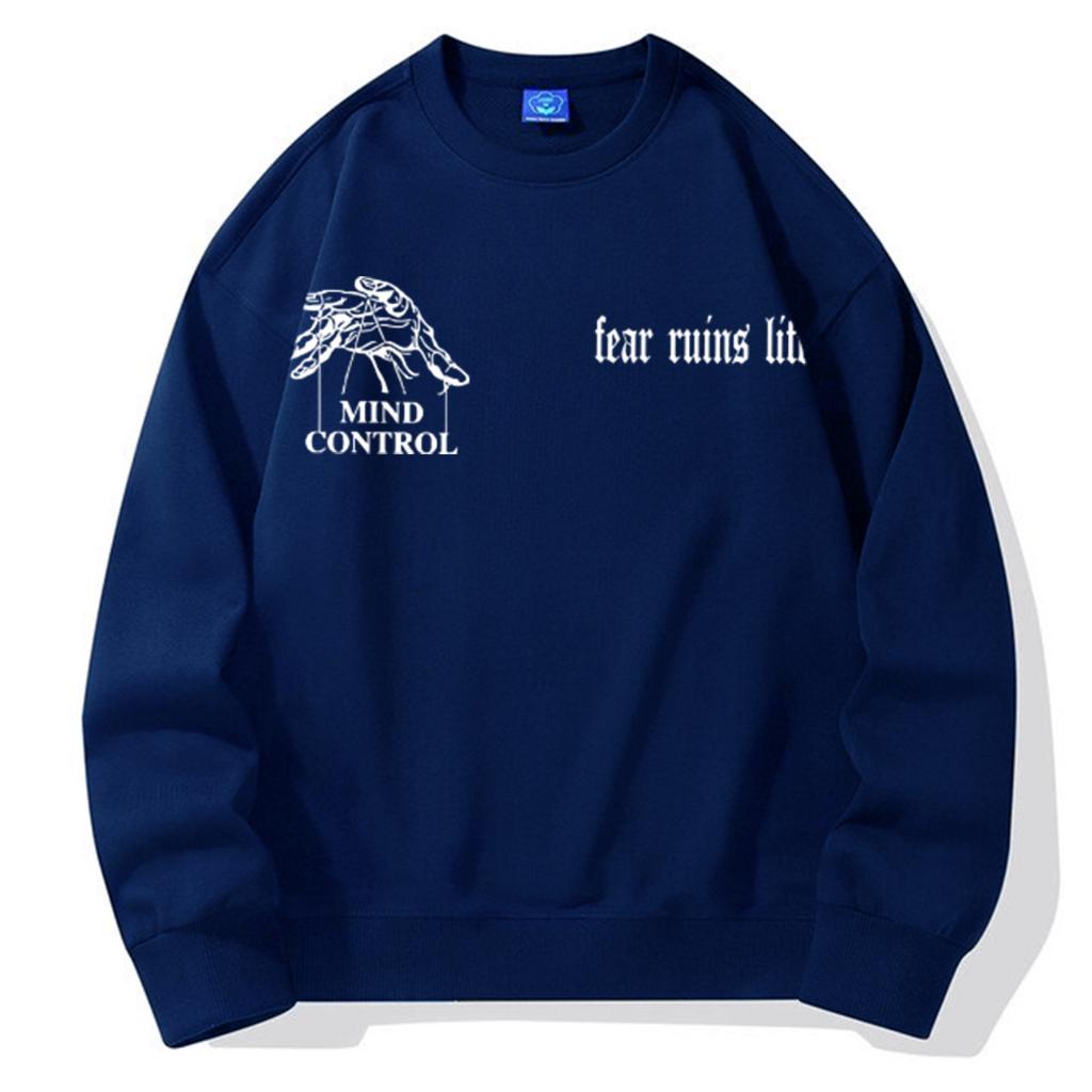 Sweater Unisex Control Mind crewneck size L-XXL sweatshirt  basic  fleece distro