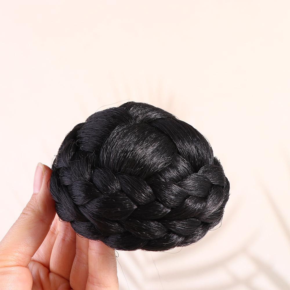 Mxbeauty Sanggul Rambut Kepang Penari Alami Penutup Rambut Palsu Sanggul Wig Hair Pieces Wrap