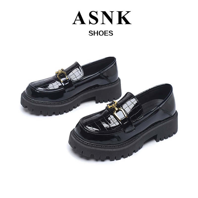 [GROSIR][COD] SEVEN_DAY SEPATU DOCMART WANITA IMPORT RANTAI LOGAM GOLD PREMIUM IMPORT  H-2819 GLOSSY