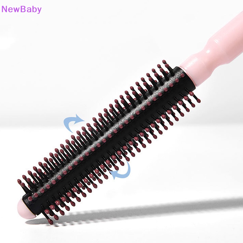 Newbaby 1PC Roll Brush Sisir Rambut Bulat Wavy Curly Styling Care Curling Alat Salon ID