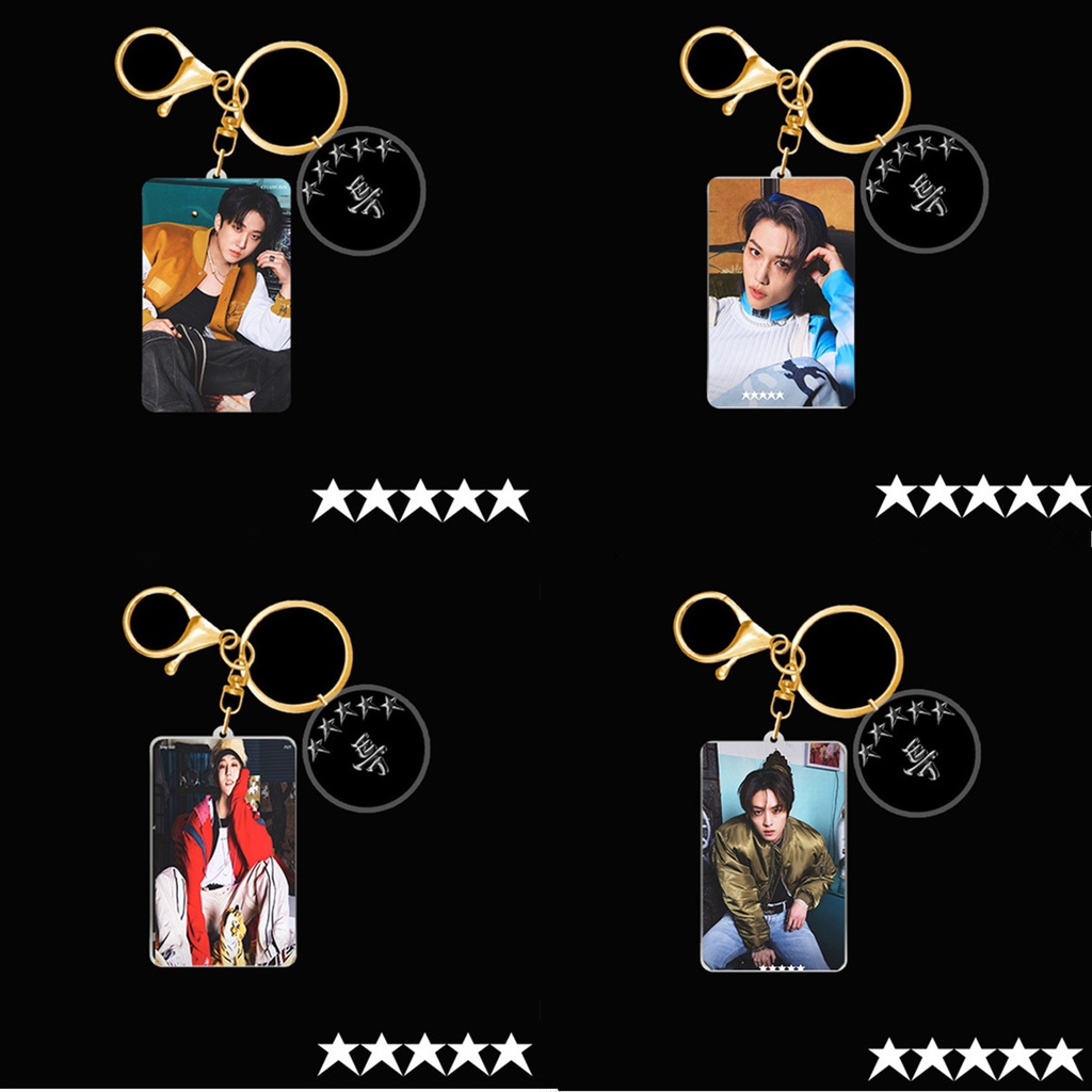 1pc Gantungan Kunci Akrilik STRAY KIDS S-Class Album Baru 5-STAR Straykids Key Ring Gantung