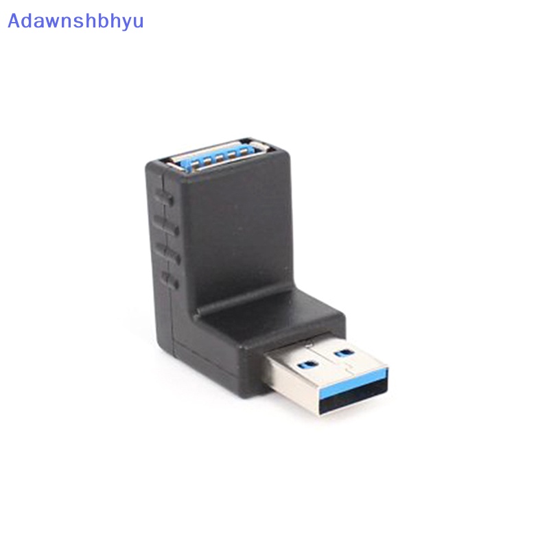 Adhyu Adapter Konektor USB 3.0 A Male To Female Siku Kiri Kanan 90derajat ID