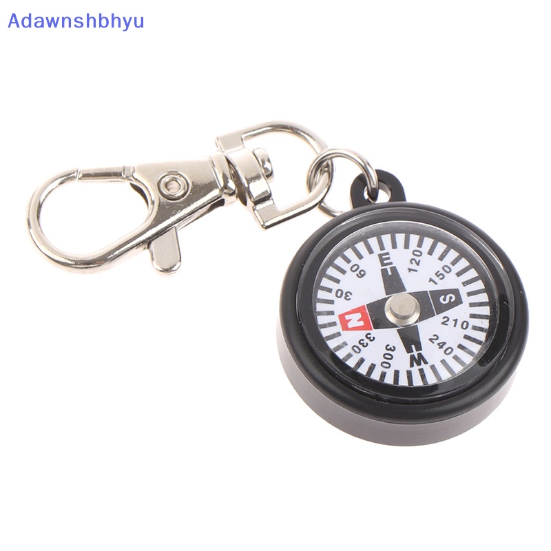 Adhyu Kompas Survival Mini Outdoor Camping Hiking Pocket Navigator Gantungan Kunci Compass ID