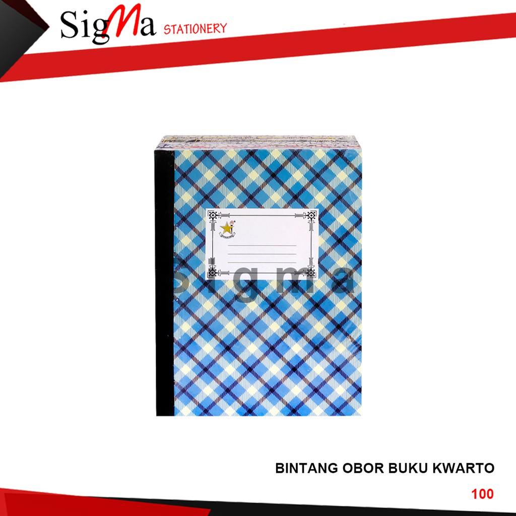 

Buku Tulis Kwarto Hardcover BINTANG OBOR 100lembar (PCS)