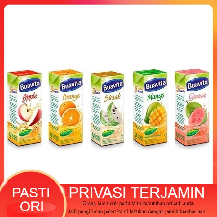 

Buavita Sari Buah 250ml (All Varian) / BUAVITA