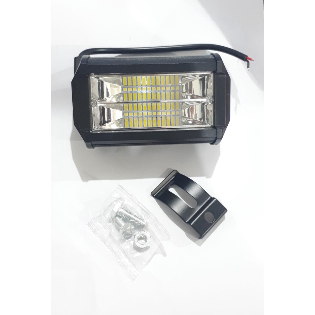 Lampu Tembak Kotak 24 LED 2 Warna